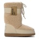 дамски,обувки,дамски,боти,love,moschino,women,s,quilted,snow,boots,cappuccino