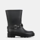 дамски,боти,дамски,гумени,ботуши,gelert,buckle,welly,ld64,black