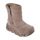 skechers,go,swirl,tech,boot,ld99,drk,taupe,suede