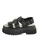 дамски,сандали,buffalo,women,s,vegan,fisherman,flat,sandals,black