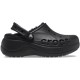 дамски,чехли,разпродажба,crocs,crocs,classic,lined,platform,clogs,womens,black