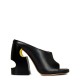 off,white,women,s,meteor,leather,sculpted,heel,slip,on,heeled,mules,black,yellow