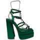 дамски,сандали,дамски,сандали,и,чехли,chic,std,strp,pltfrm,ld99,green,satin
