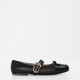обувки,love,moschino,women's,buckle,ballet,pumps,black