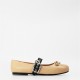 обувки,love,moschino,women's,buckle,ballet,pumps,beige