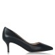 обувки,дамски,обувки,linea,kitten,heel,shoes,black,leather