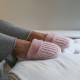 пантофи,wheres,that,from,wheres,knitted,slider,slippers,with,fur,light,pink,yarn