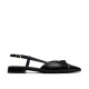 clarks,women,s,slingbacks,black,leather