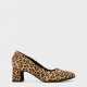 обувки,clarks,women's,fernie,block,heel,court,shoes,leopard,suede
