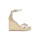 сандали,на,платформа,tommy,hilfiger,women's,flag,metallic,high,wedge,heeled,sandal,gold