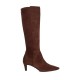 дамски,обувки,дамски,боти,dune,london,women,s,sultry,leather,knee,high,boots,brown,suede