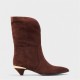 дамски,боти,love,moschino,lm,golden,boot,ld54,chocolate
