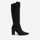 обувки,дамски,боти,wheres,that,from,where,s,stretch,knee,high,pointed,boots,black,suede