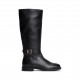 дамски,обувки,дамски,боти,tommy,hilfiger,women,s,buckle,leather,knee,high,boots,black