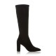 обувки,дамски,боти,dune,london,siren,high,block,heel,pointed,toe,boots,black