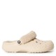 дамски,пантофи,crocs,women,s,baya,lined,fuzz,strap,mule,slippers,winter,white
