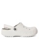 пантофи,чехли,crocs,women's,baya,lined,mule,slippers,white,grey