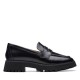clarks,stayso,loafers,black,leather