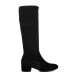 обувки,дамски,боти,dune,london,topsy,knee,high,boots,black,suede
