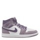 дамски,маратонки,nike,women,s,air,jordan,1,mid,leather,high,top,trainers,purple,smoke