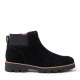 дамски,боти,golddigga,suede,flat,women,boot,black