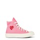comme,des,garcons,play,small,heart,high,top,pink