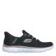 дамски,маратонки,skechers,slip,ins,summits,diamond,dream,black,rose,gold