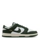 nike,dunk,low,trainers,white,green