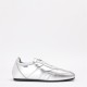 маратонки,love,moschino,women's,low,top,trainers,silver