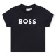 тениска,детски,3/4,панталони,boss,kids',large,logo,cotton,short,sleeve,t,shirt,navy,849
