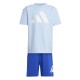 детска,тениска,разпродажба,adidas,adidas,essentials,t,shirt,set,infants,glow,blue,wht