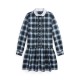 юношеска,рокля,polo,ralph,lauren,checked,dress,juniors,navy,cream