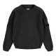 плетена,блуза,детски,3/4,панталони,cp,company,kids',rib,crew,knitted,top,black,60100
