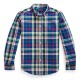 polo,ralph,lauren,checked,shirt,juniors,royal,white