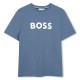 тениска,детски,3/4,панталони,boss,kids',logo,t,shirt,lavender,blue