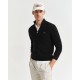 мъжки,горнища,с,качулка,мъжки,ежедневни,облекла,gant,coton,pique,half,zip,fleece,black