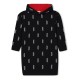 рокля,детски,облекла,hugo,logo,print,hooded,dress,black,09b