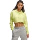 суичър,дамски,блузи,under,armour,icon,terry,cropped,hoody,yellow
