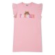 юношеска,рокля,детски,облекла,moschino,logo,dress,juniors,pink,50209