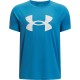 детски,тениски,under,armour,tech,big,logo,short,sleeve,juniors,ether,blue,wht