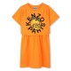 тениска,детски,3/4,панталони,kenzo,kids',logo,relaxed,t,shirt,dress,orange,423