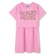 тениска,детски,3/4,панталони,kenzo,kids',logo,t,shirt,dress,pink,465
