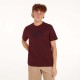 тениска,мъжки,тениски,tommy,hilfiger,crest,logo,embroidery,t,shirt,purple