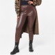 клин,дамски,чорапогащи,и,клинове,biba,biba,pu,stretch,legging,chocolate