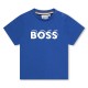 бебешка,тениска,детски,облекла,boss,bold,logo,t,shirt,babies,blue,872