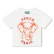 бебешка,тениска,детски,3/4,панталони,kenzo,logo,t,shirt,babies,ivory,12p