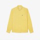 lacoste,regular,fit,linen,shirt,yellow