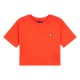 детска,тениска,детски,облекла,lyle,and,scott,boxy,crop,t,shirt,junior,girls,mandarin,red