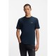 тениска,мъжки,тениски,hugo,dero222,logo,print,t,shirt,dark,blue