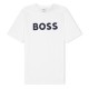 тениска,детски,3/4,панталони,boss,kids,large,logo,t,shirt,bold,print,white,09